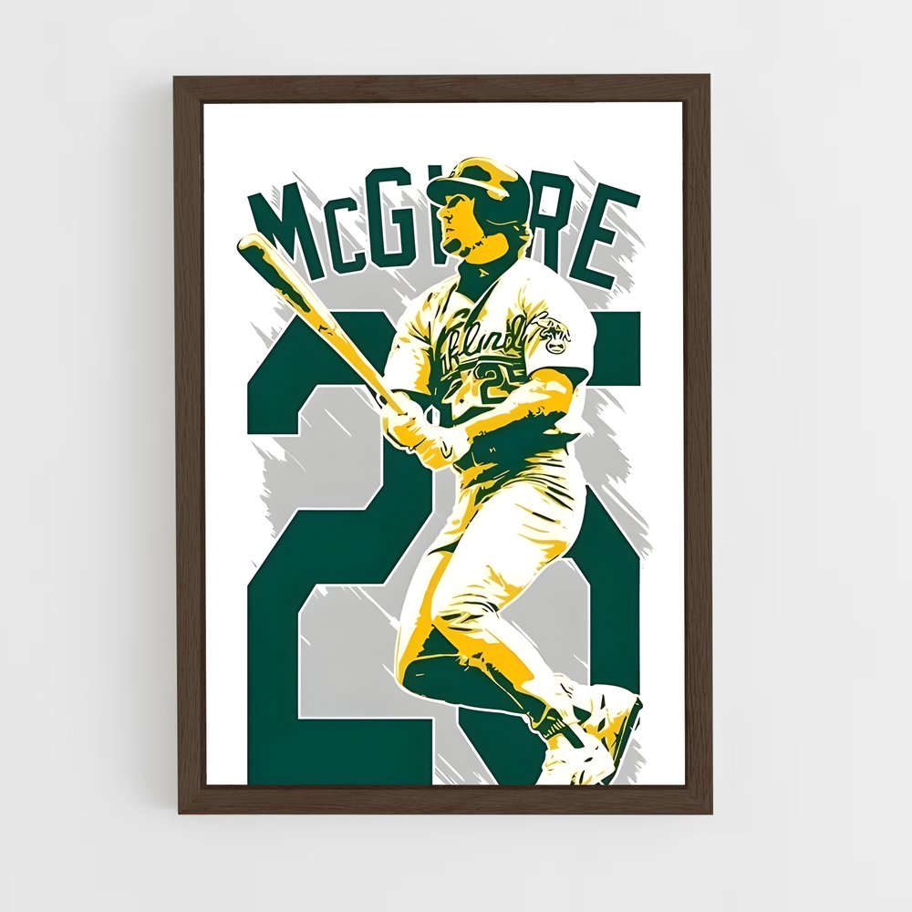 Poster Mark Mcgwire – affiche Baseball (vue 5)
